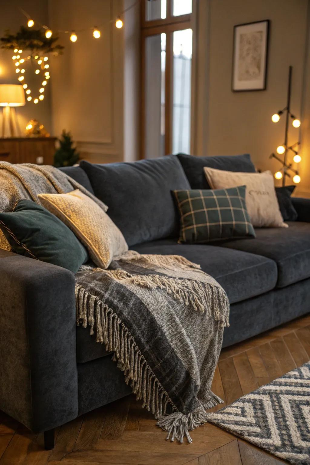 Textural layers infuse warmth and dimension into your area.