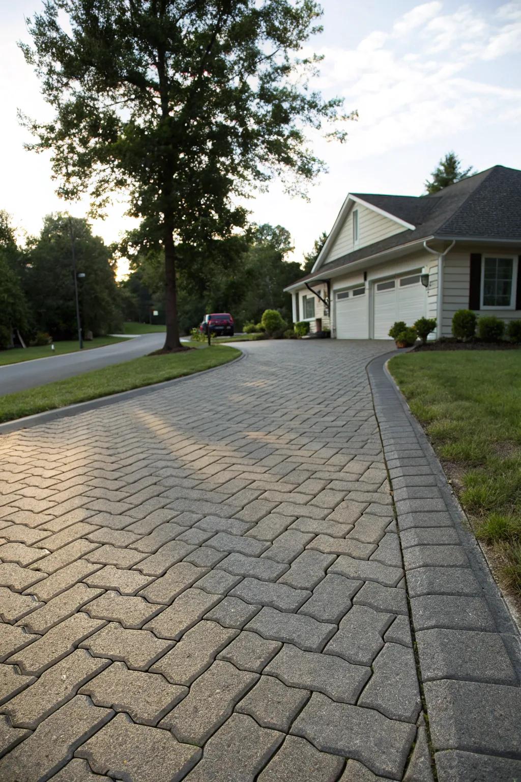 Interlocking pavers combine long-lasting performance with aesthetic appeal.
