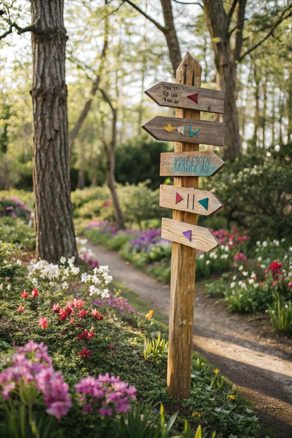Direct the course with playful guidance markers.