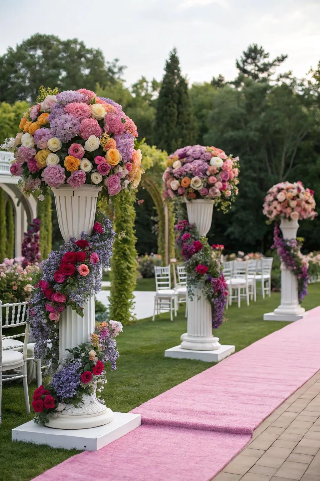 Flowers contribute vitality and vibrant colors to your enchanted garden.