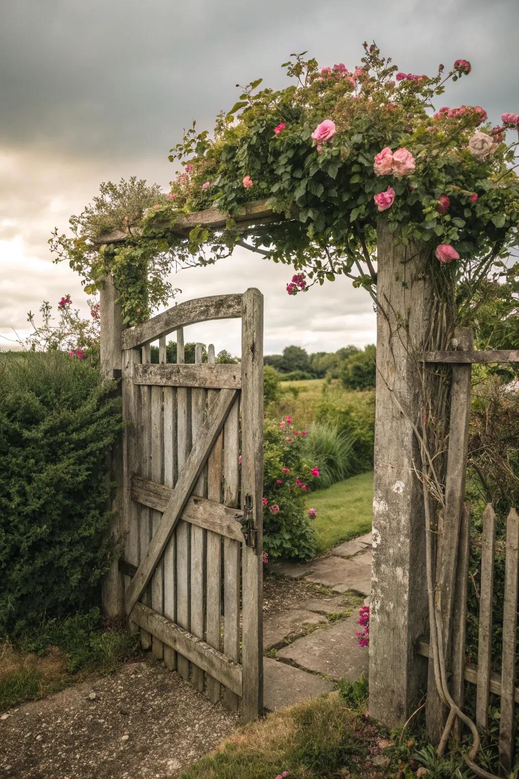 A gateway to nostalgia with a charming, heritage feel.