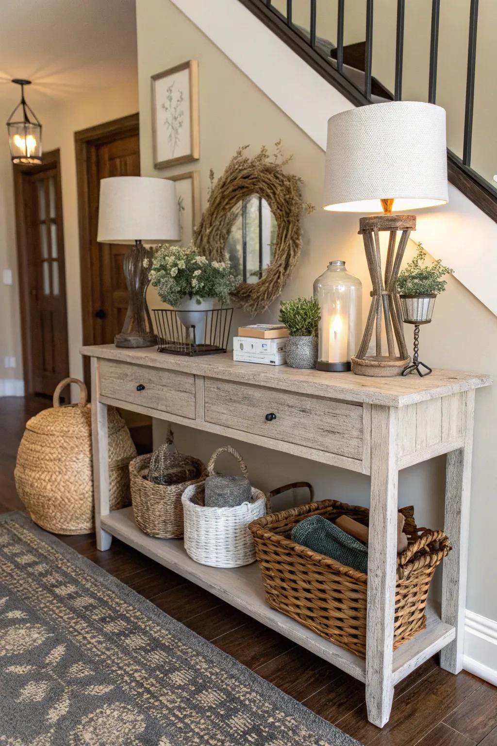 Woven receptacles deliver fashionable storage and texture.