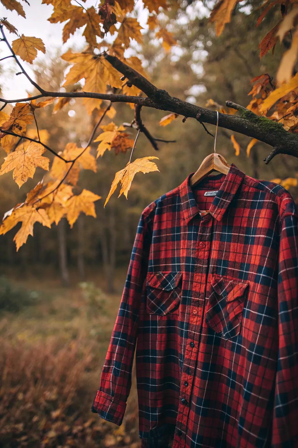 Checkered shirts are the perfect layering essential for fall.