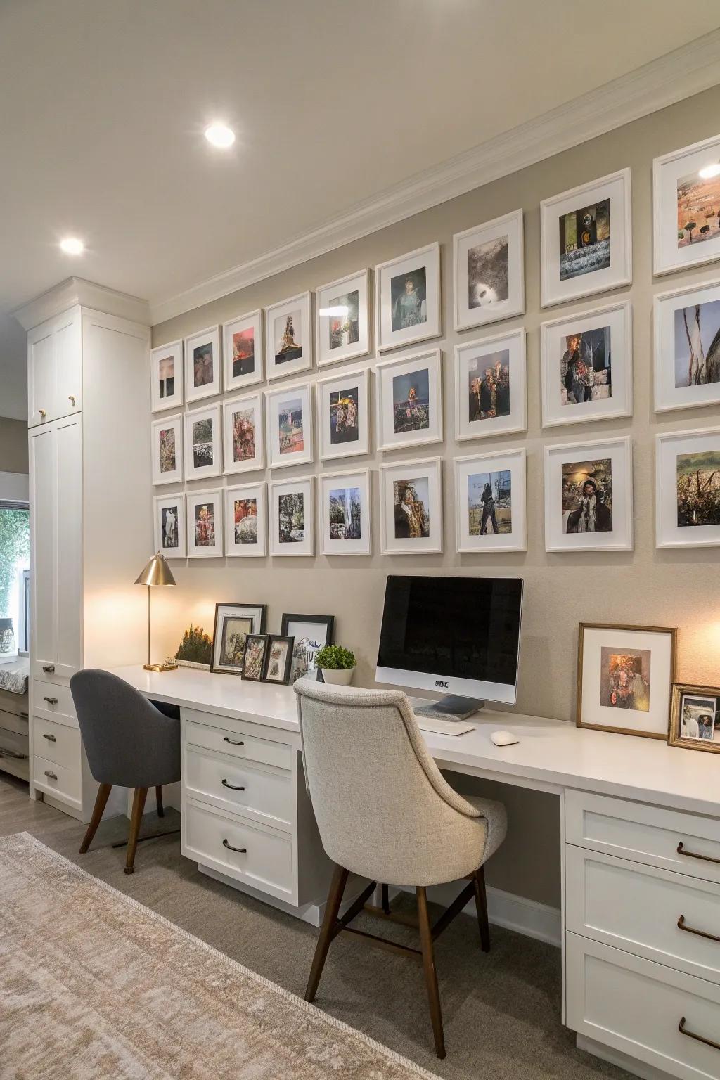 Visual harmony with uniform frames.