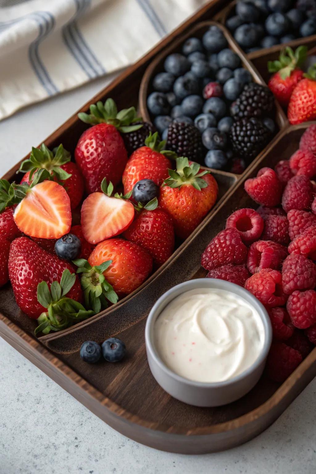 A berry medley promising unmatched zest and freshness.