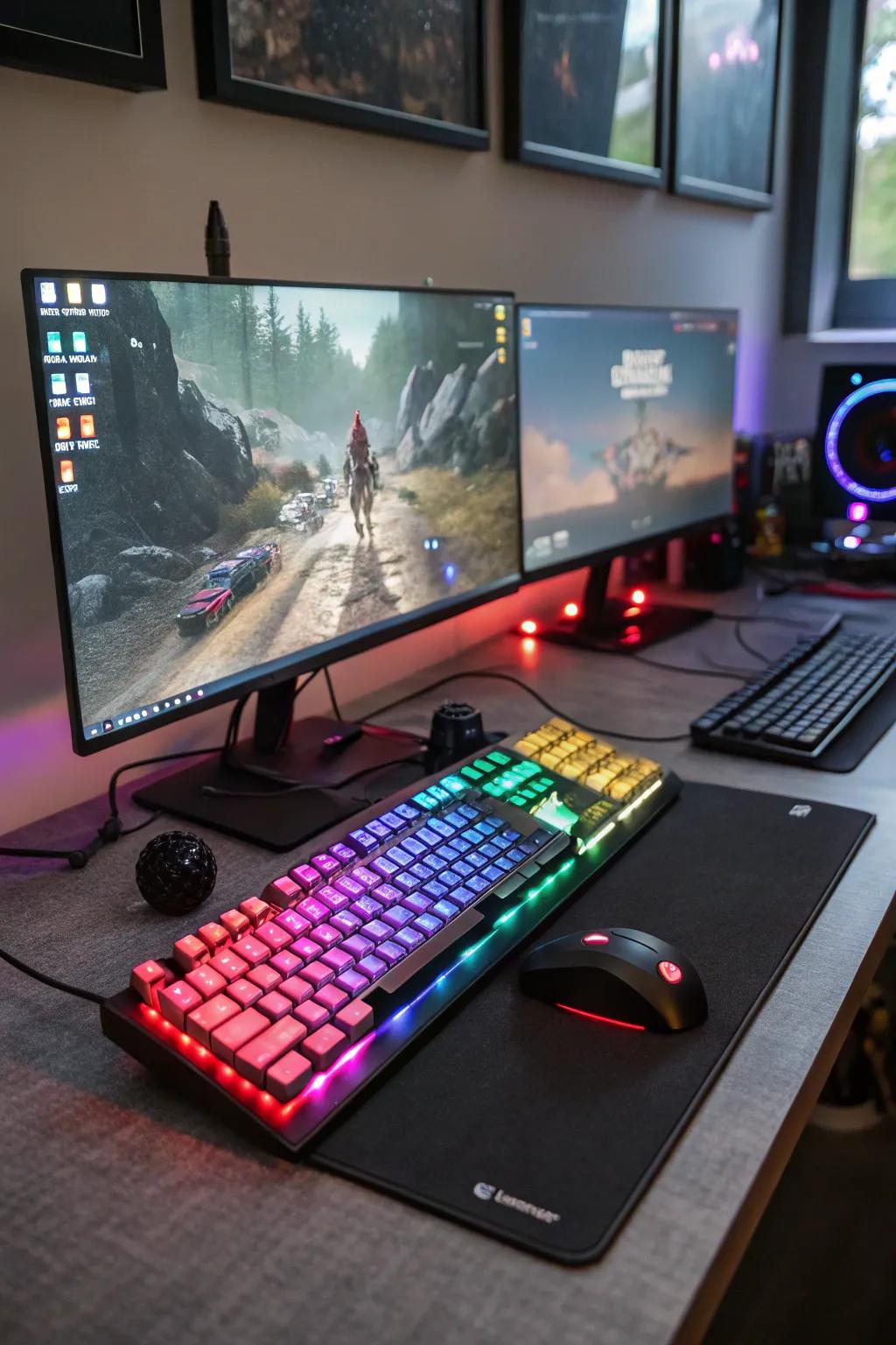 Personalized peripherals introduce a personal aspect to your gaming arrangement.