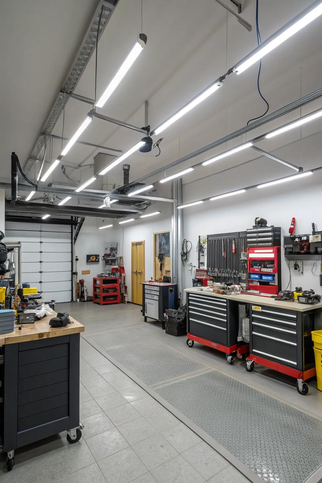 Illuminate your workspace with efficient LED illumination.
