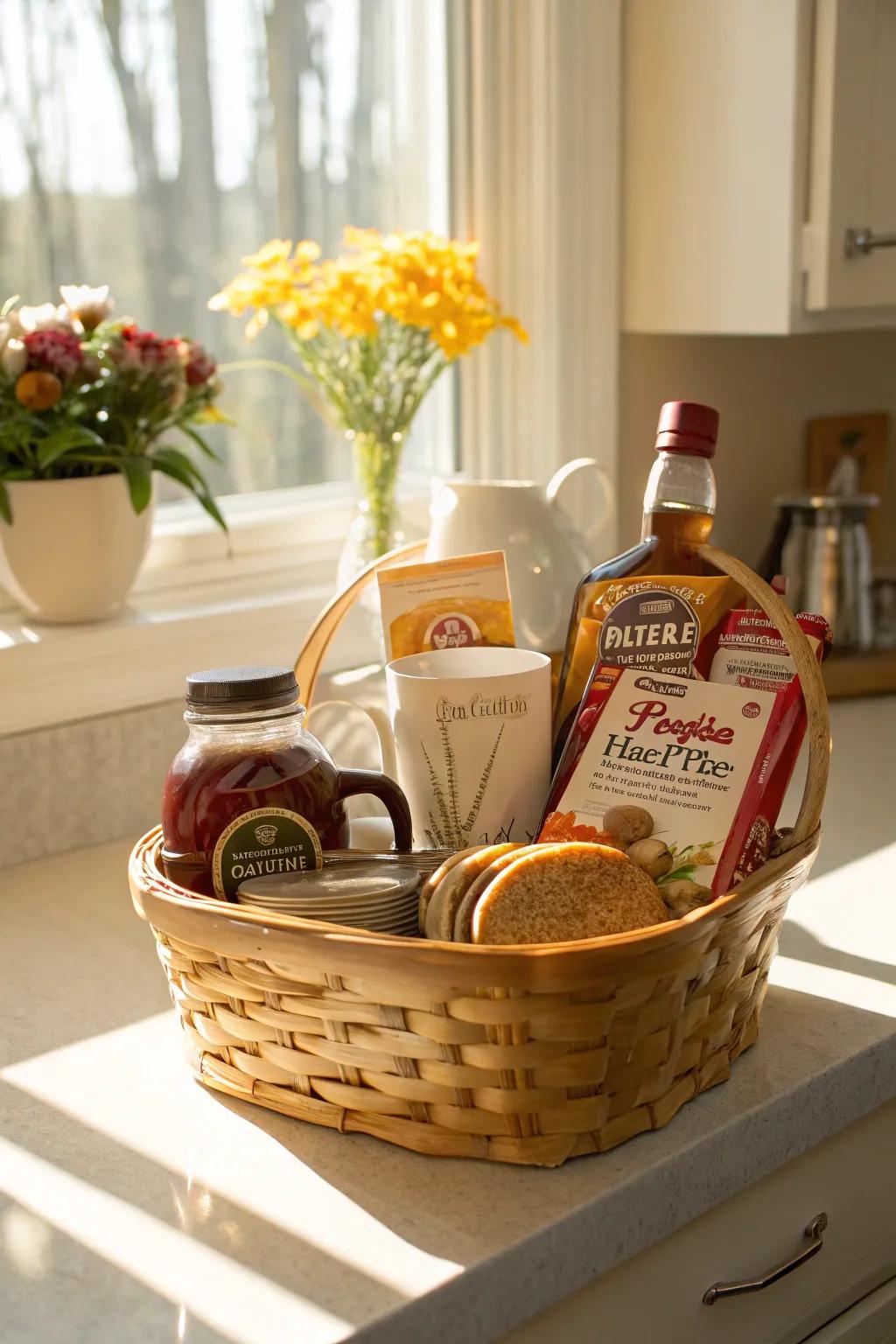 Morning pleasures to brighten mom's daily routine.