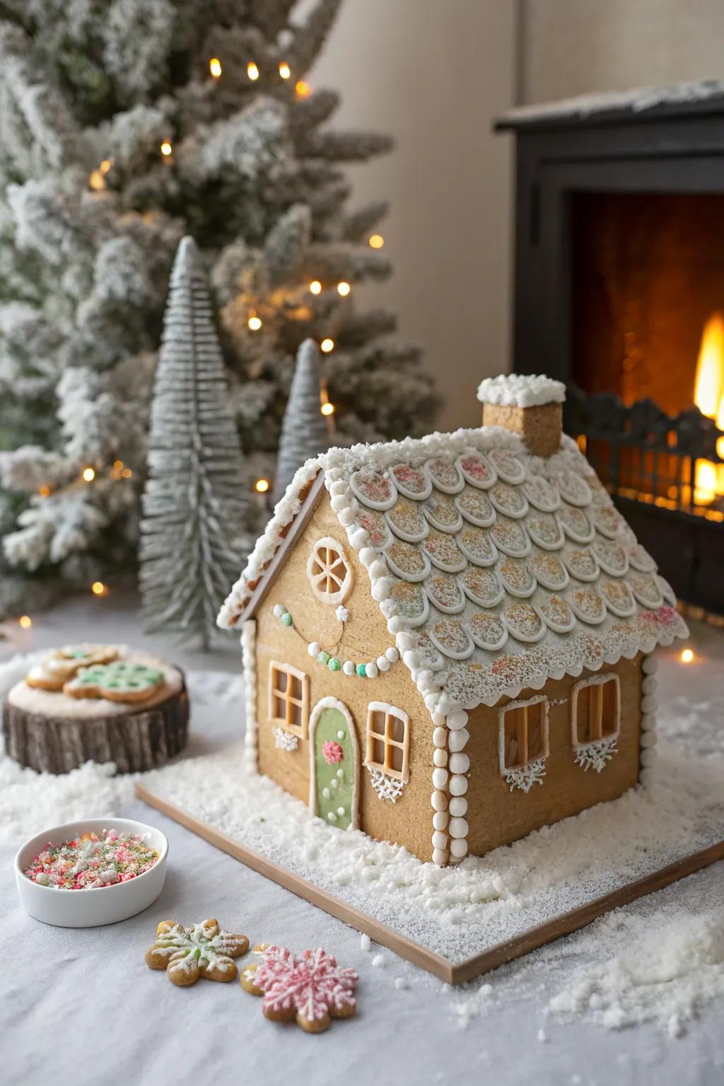 Sweetened puff shingles offer both texture and taste.