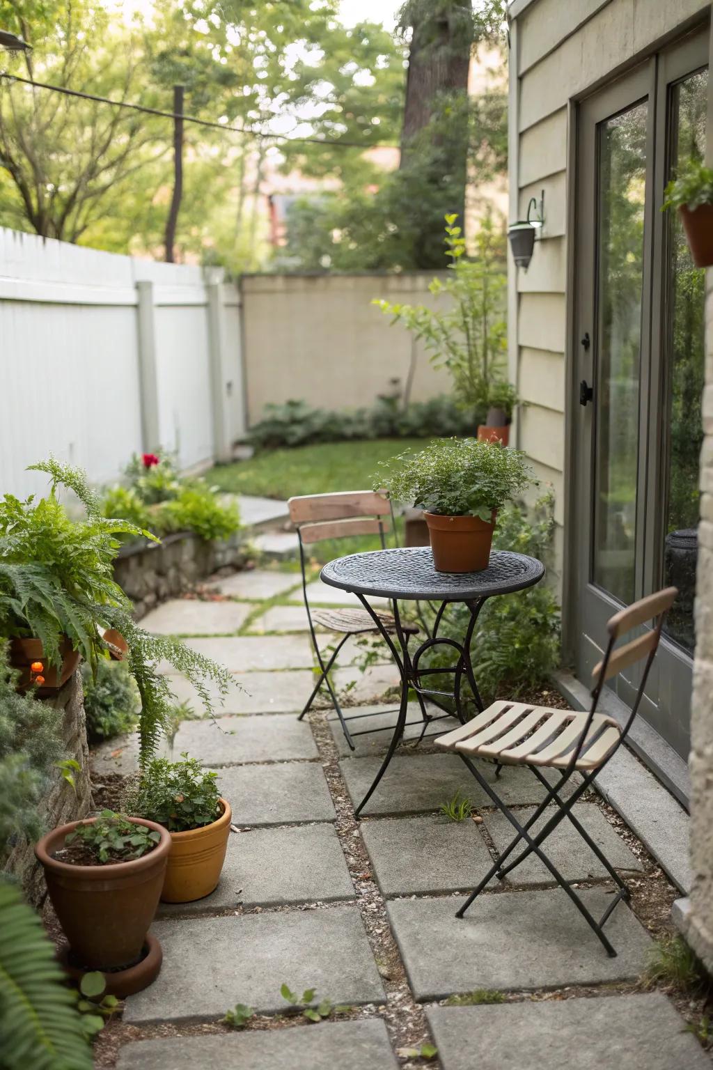 Without going over budget, a DIY patio can serve as the focal point of your outdoor area.