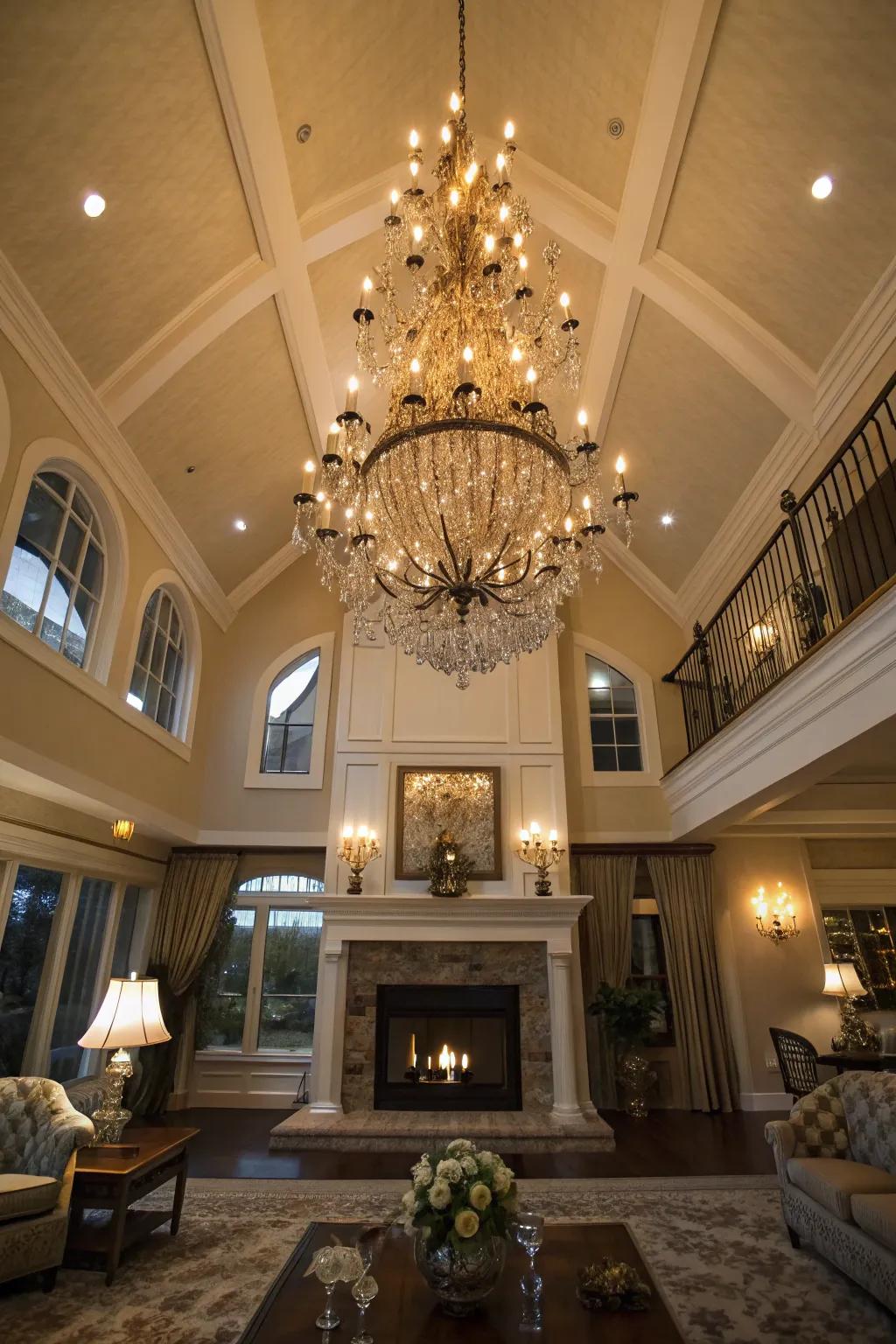 Illuminate your dwelling with exquisite chandeliers.