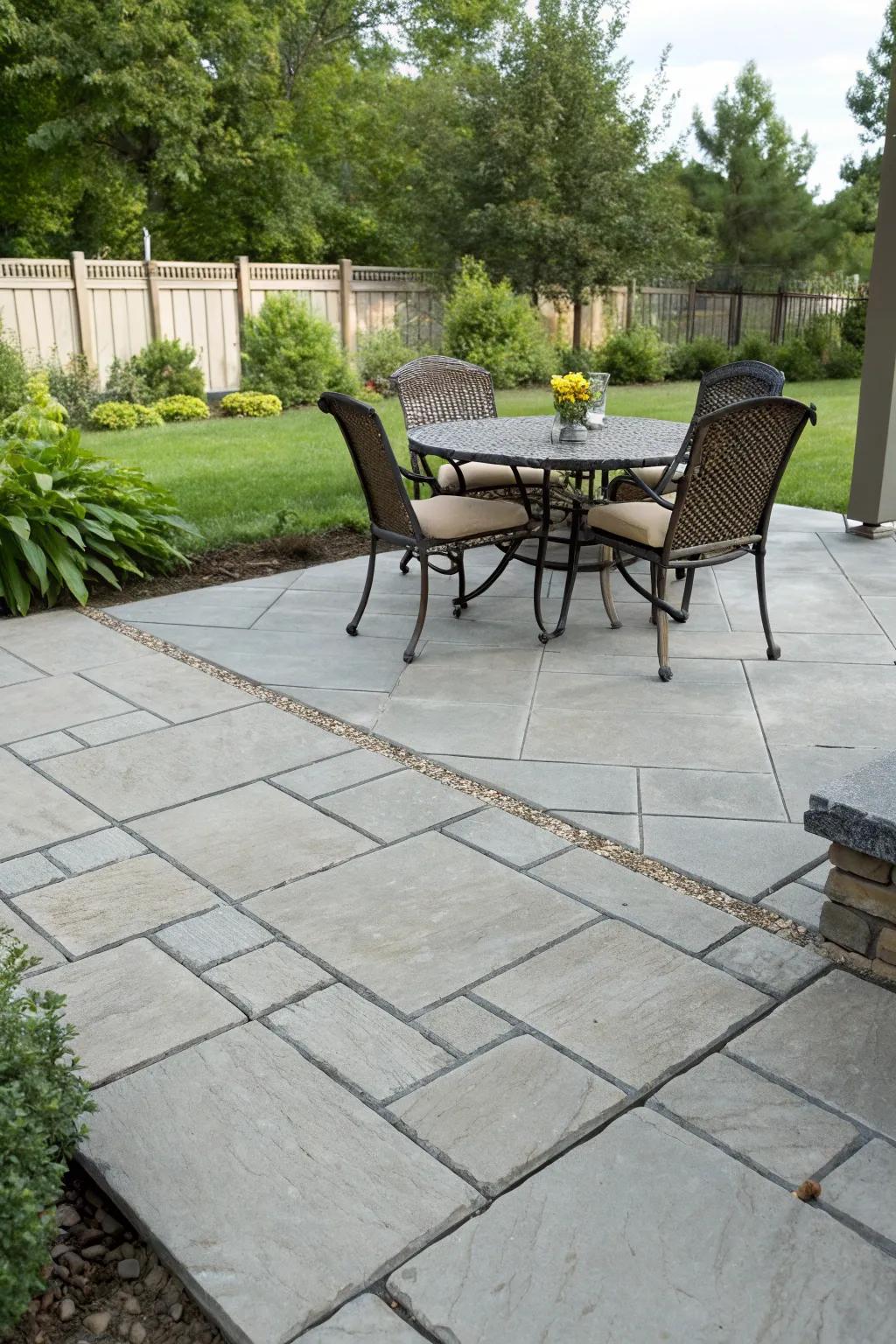 Pavers give your patio a refined and classic look.