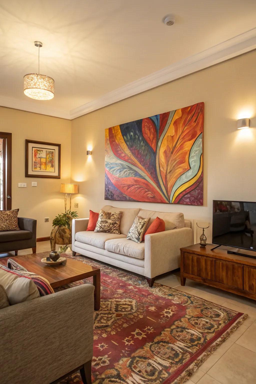 Make an impression with large-scale art.