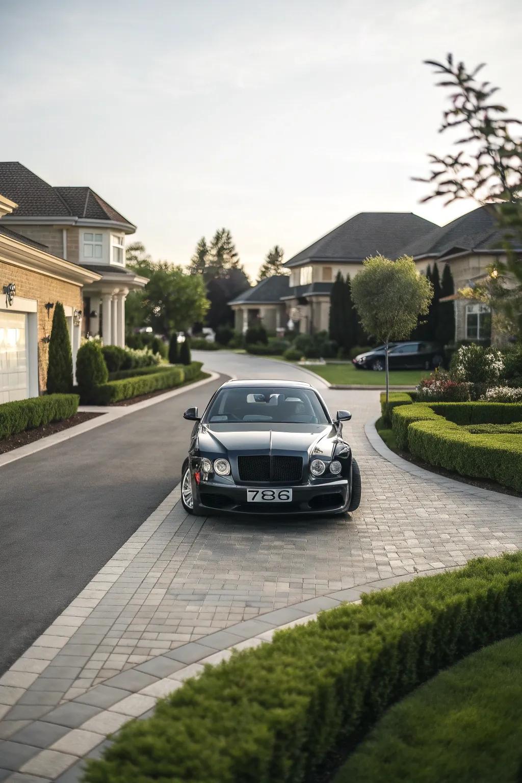 A subtle acknowledgement of your beliefs with the digit '786'.