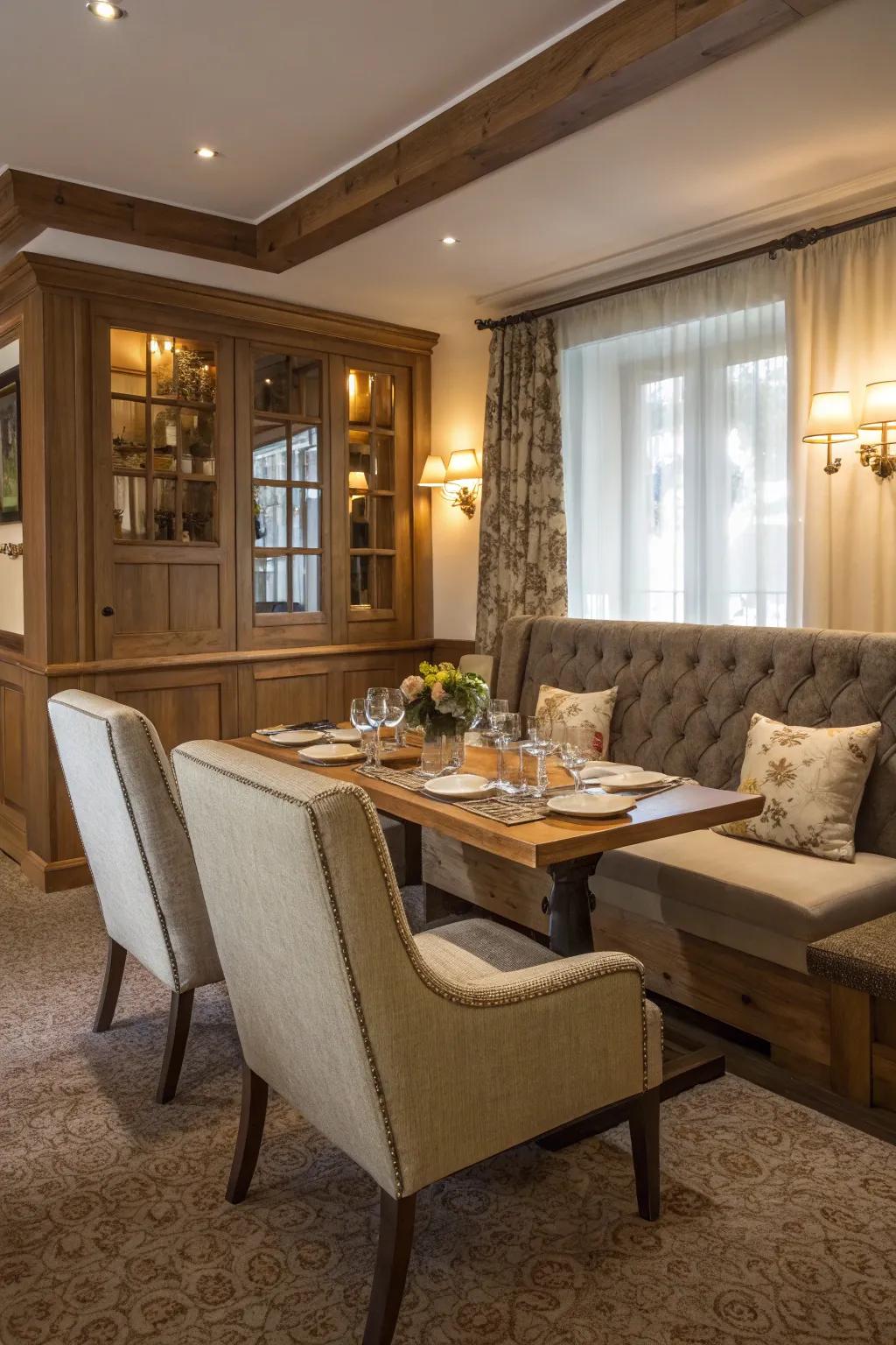 Comfortable seating encourages guests to stay longer and savor the scenery.