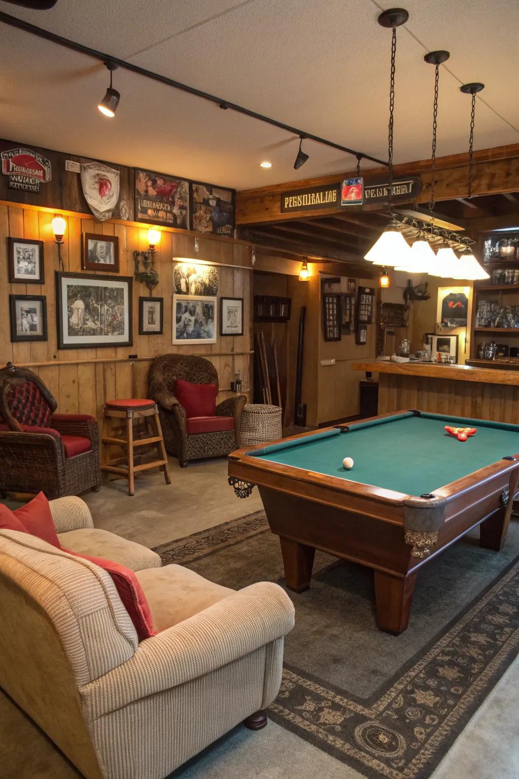 A secondhand billiards table brings an element of enjoyment without the high cost.