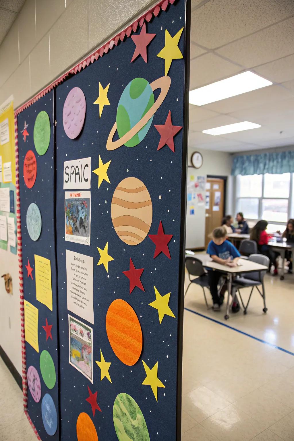 A cosmic bulletin board that elevates learning beyond this world