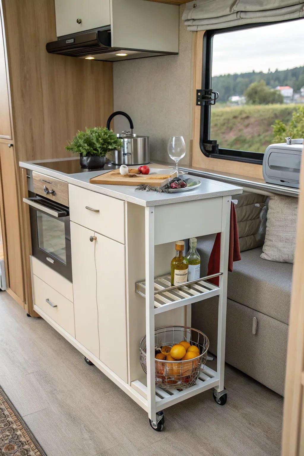 Small-space elegance for tiny kitchens.