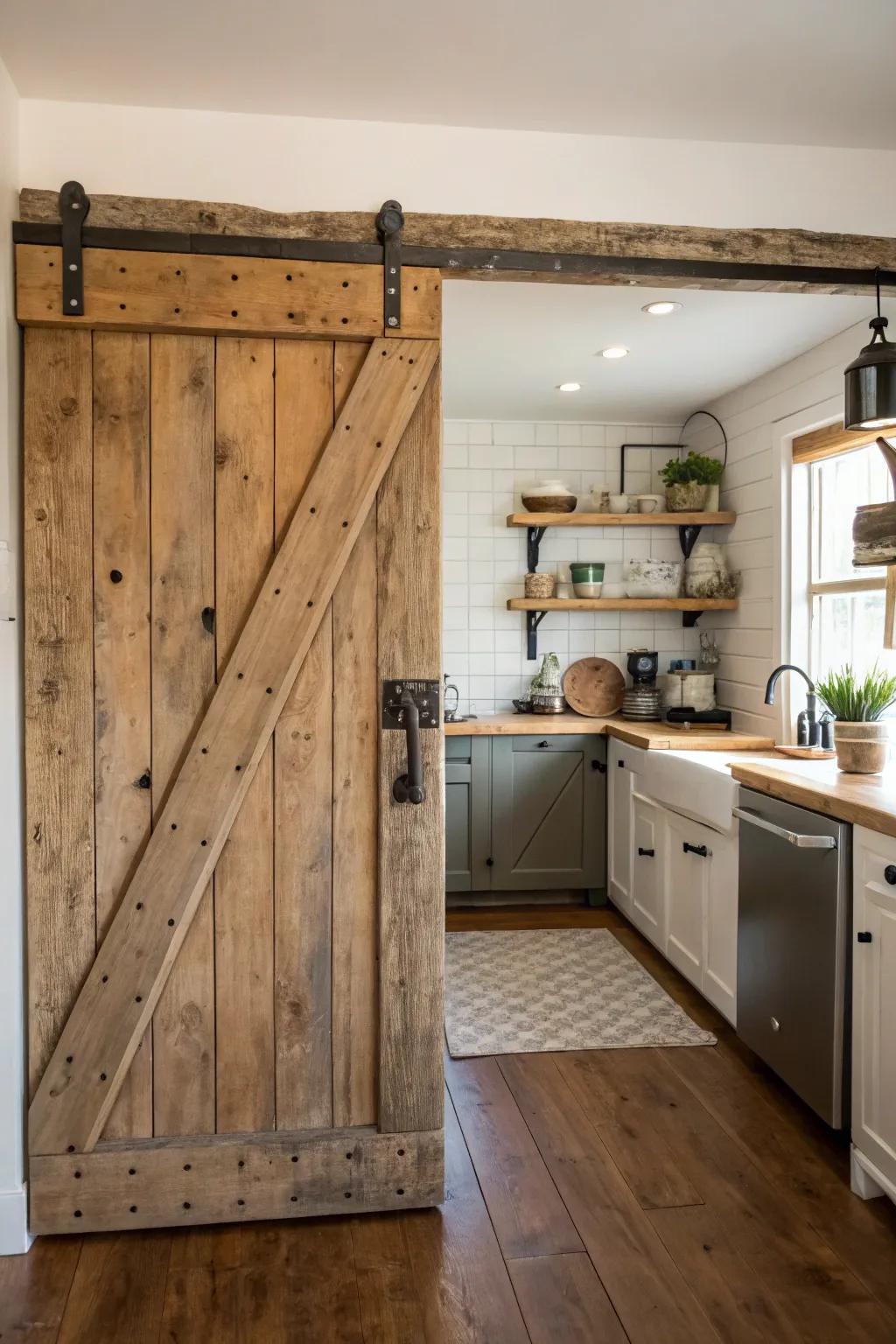 The character of reclaimed wood enriches modern interiors with inviting textures.
