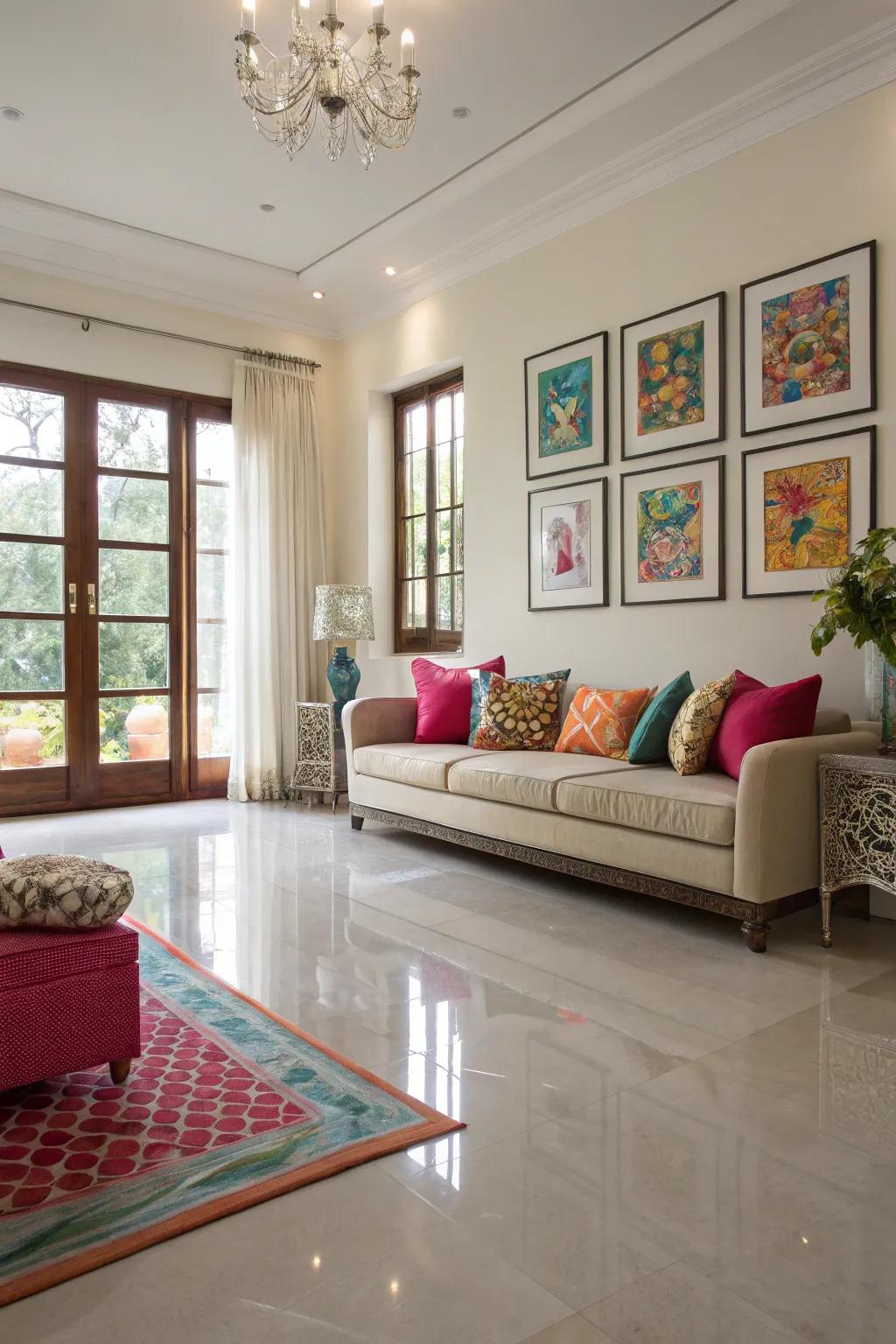 Versatile and useful vinyl flooring designed for everyday life.