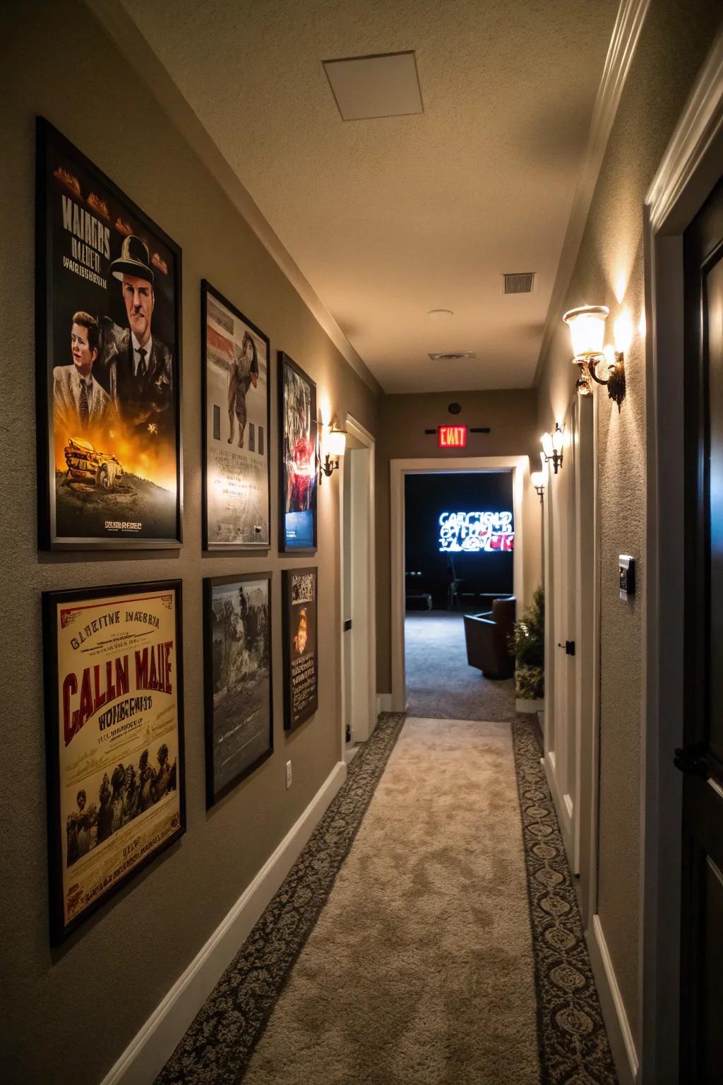 An impressive entrance sets the scene for a memorable movie night.