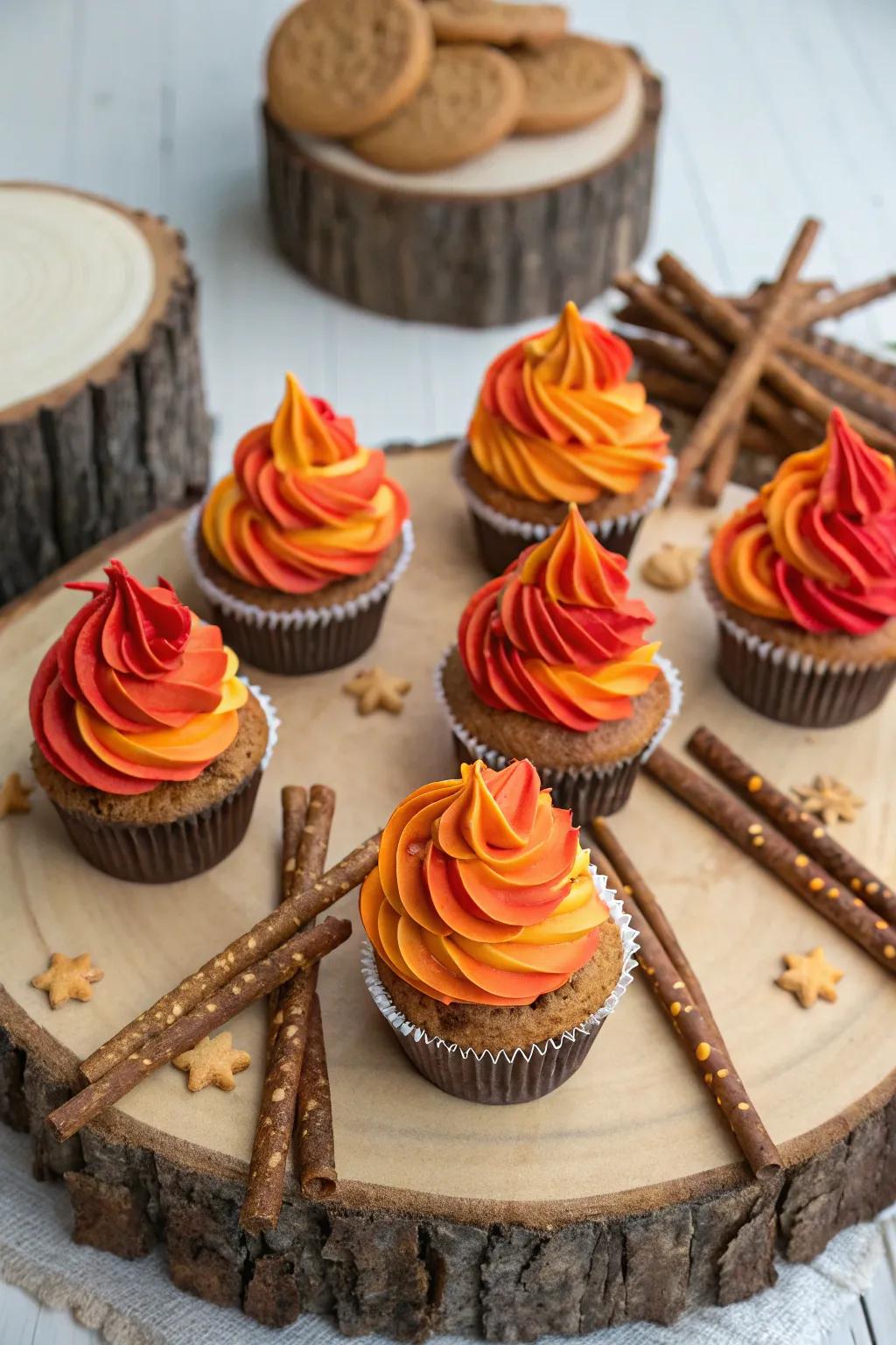 Bonfire confections, bringing the cozy essence of the outdoors inside.