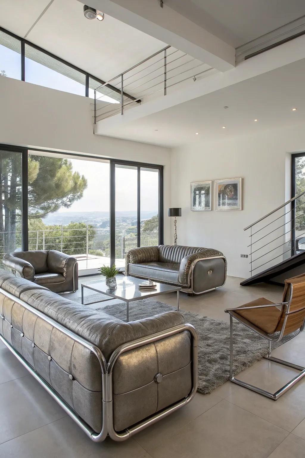 Innovative furniture articles bestowing a polished and modern aspect to any setting.