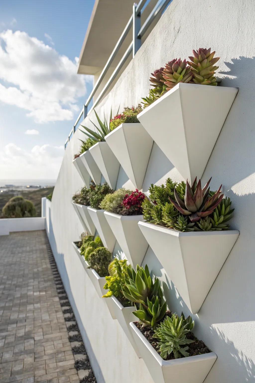 Modernize your area with geometric box designs.