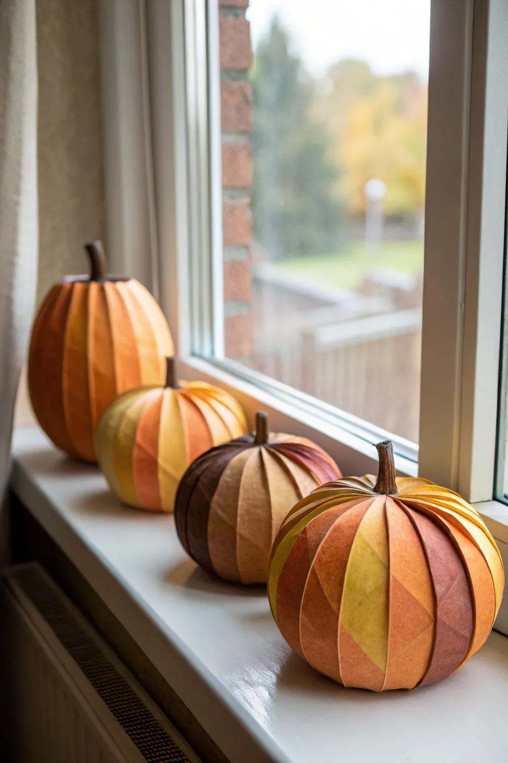Subtle liquid watercolor simulated gourds, bringing a hint of artistry to your area.
