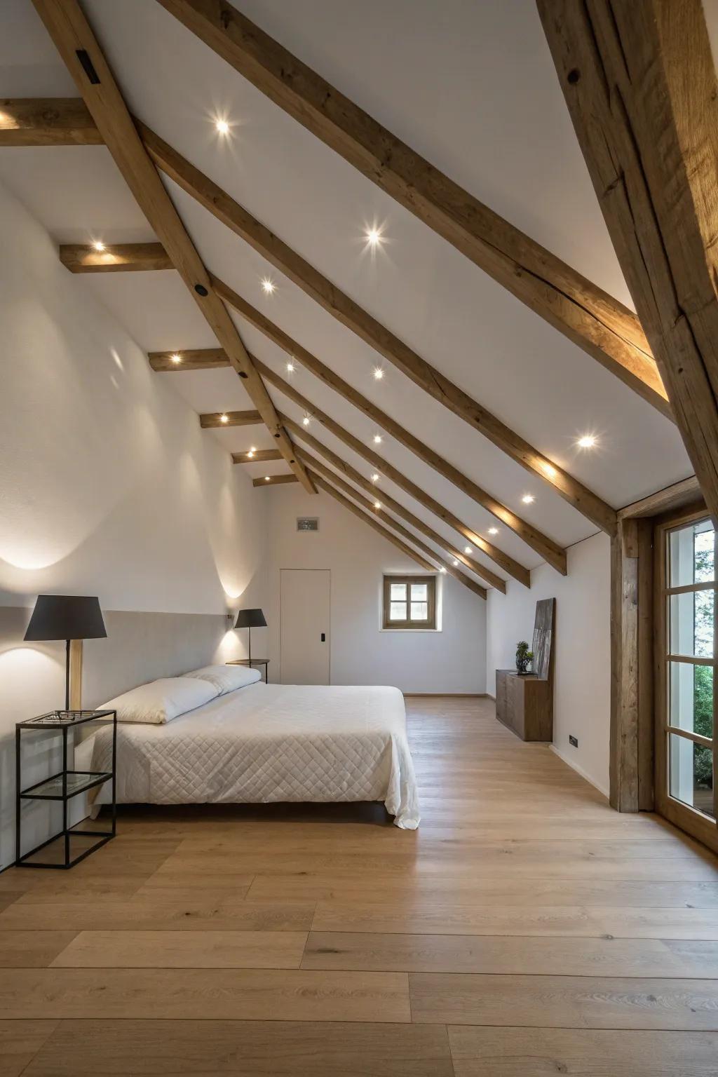 Achieve a polished look with flush mount lighting.