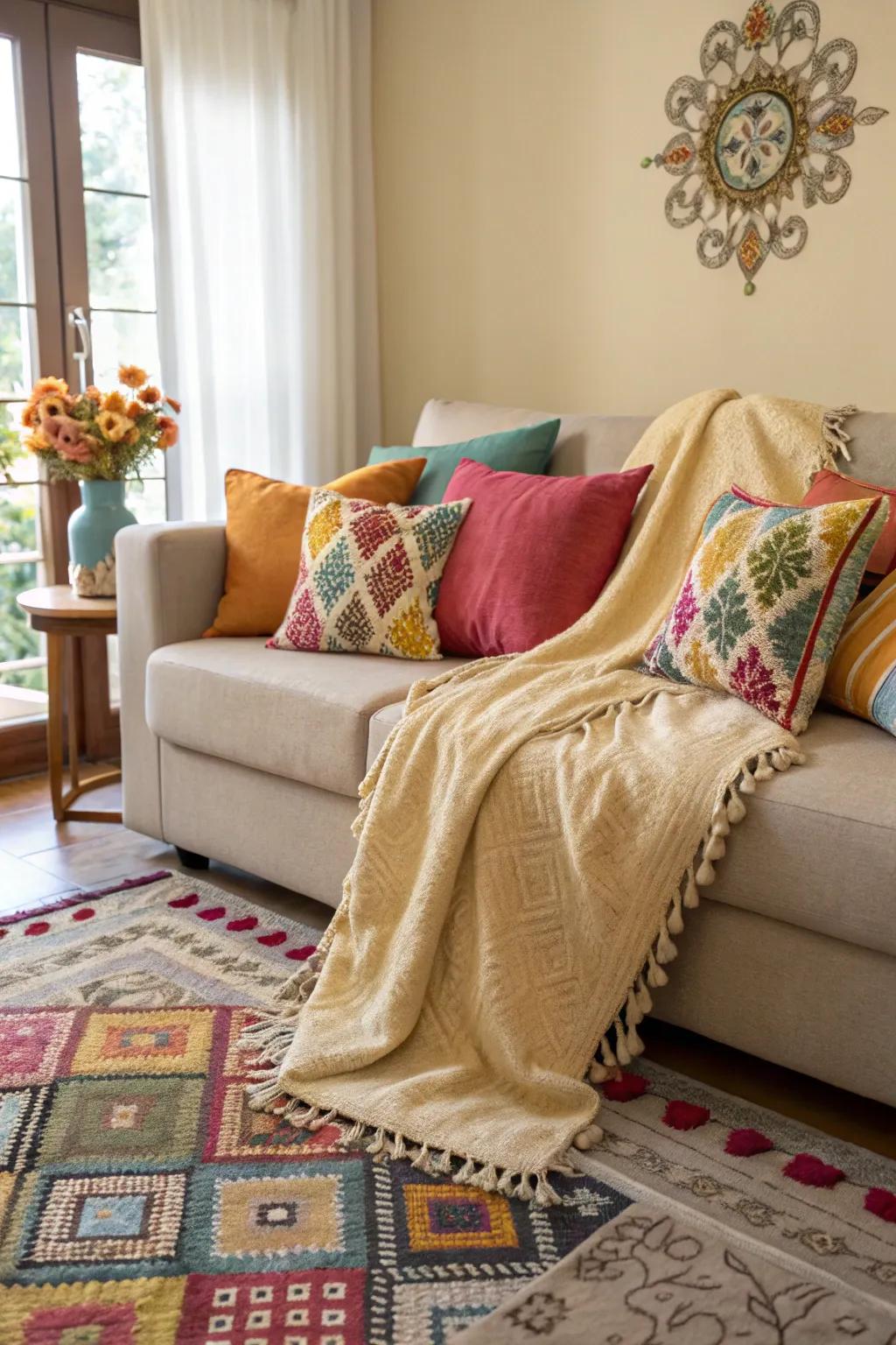 Textiles that bring warmth and individuality to your living space.