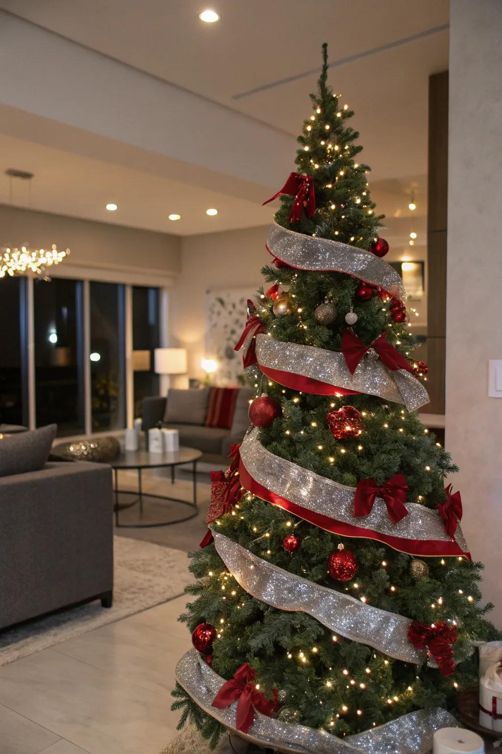 Add glamour with beautifully wrapped ribbons.