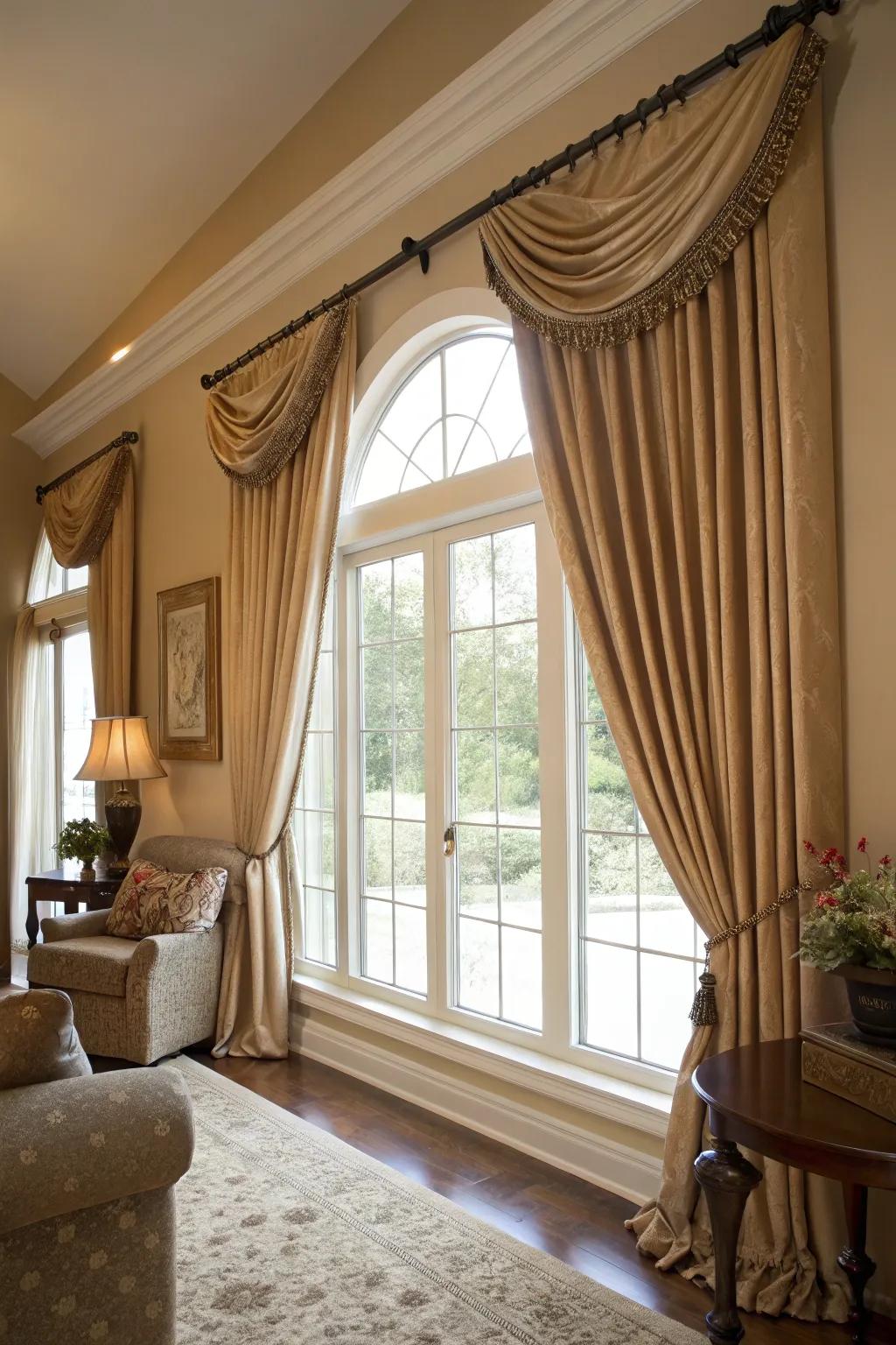 Twist & fit rods provide a refined and streamlined curtain solution.