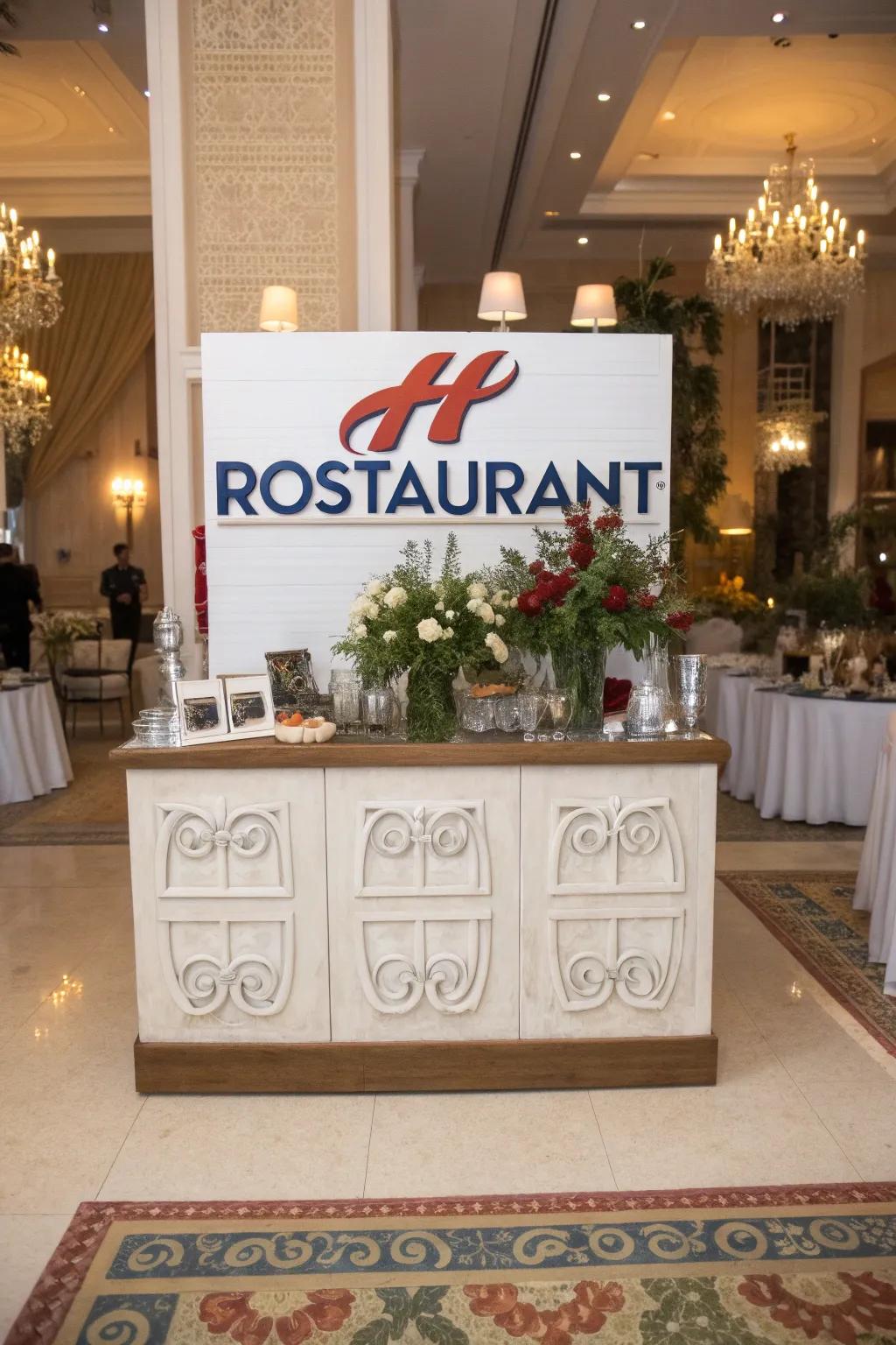 Personalize your station to create a memorable impact on your patrons.