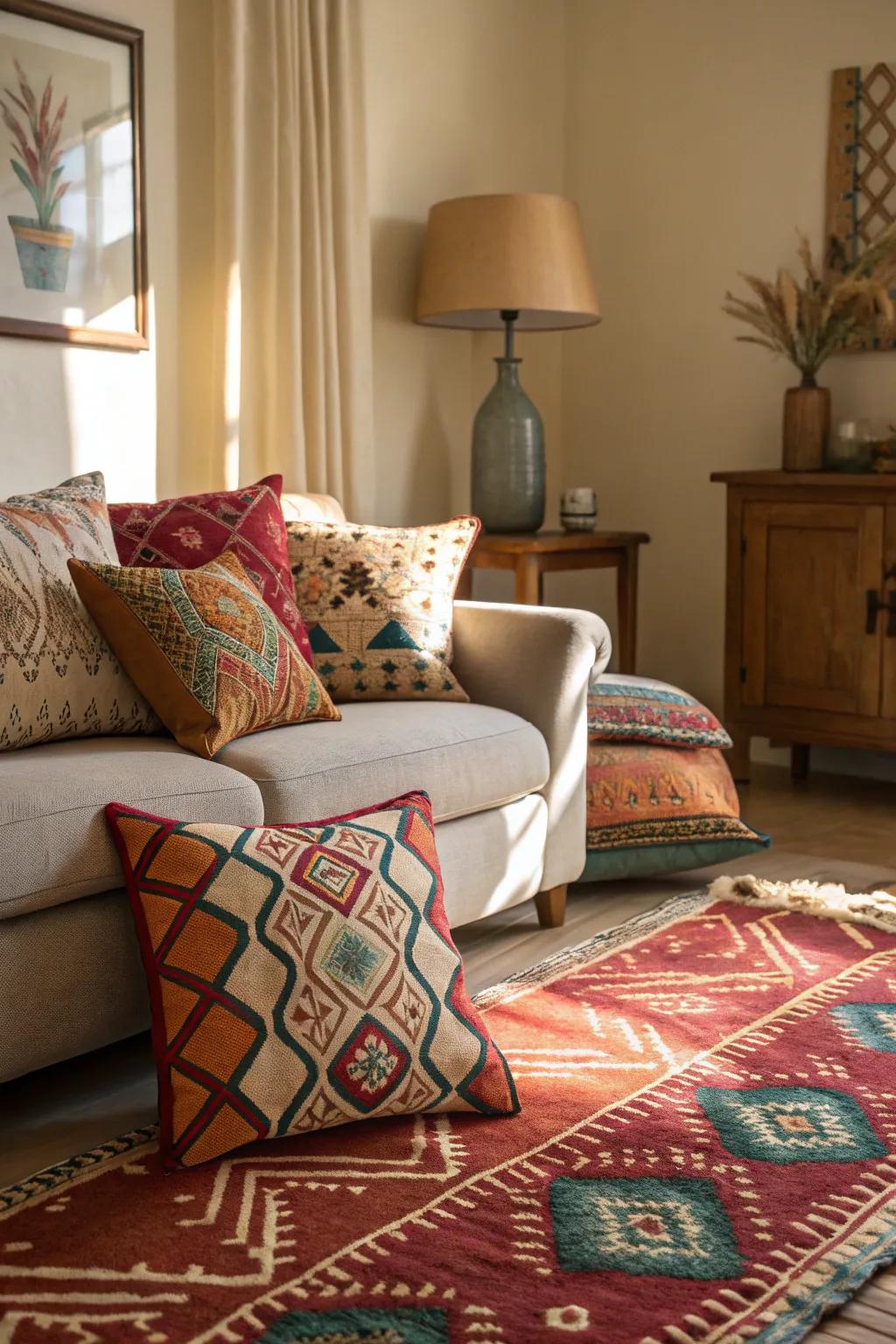 Fabrics offer a straightforward approach to redesigning your area.