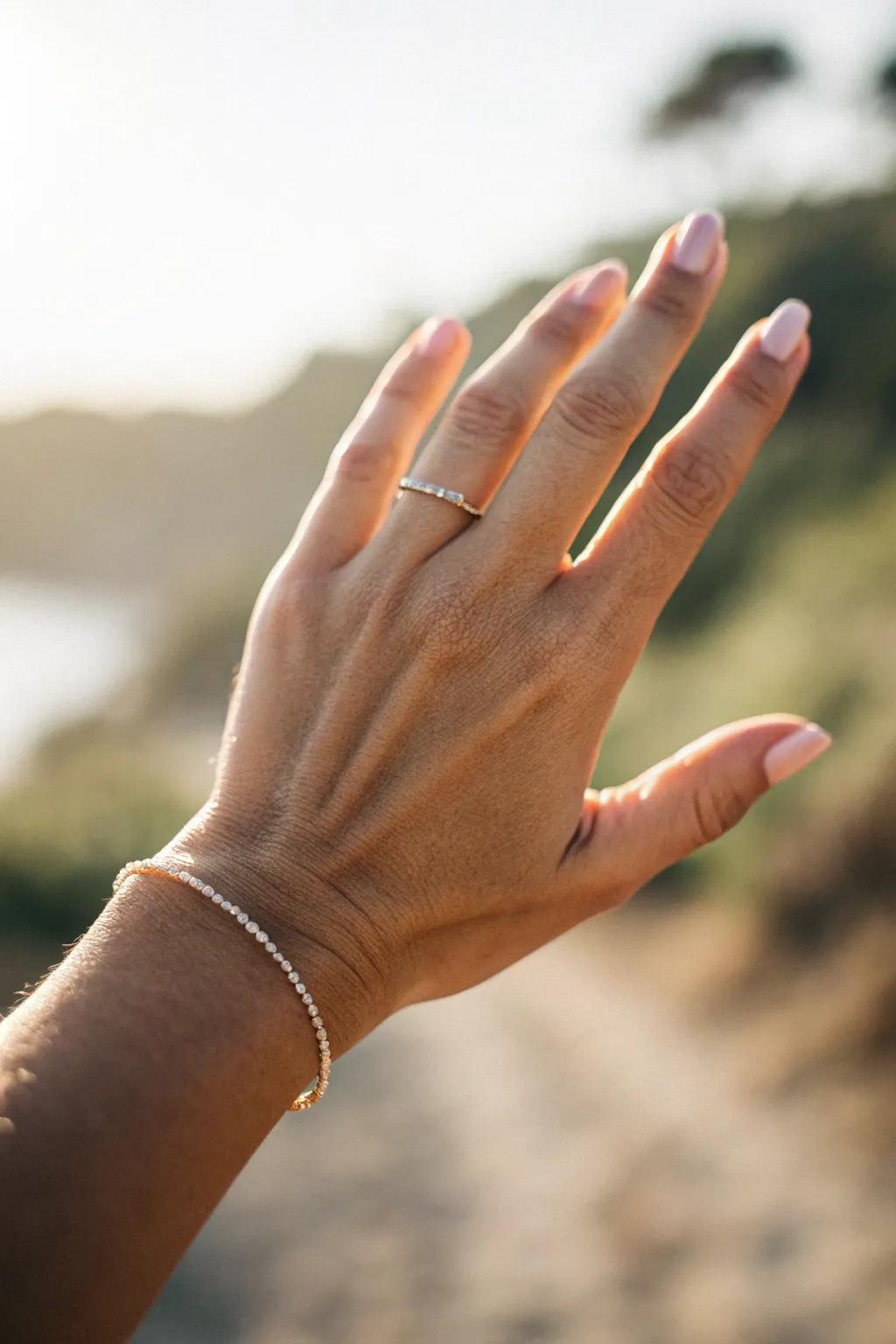 Refined Minimalist Pinky Adornment