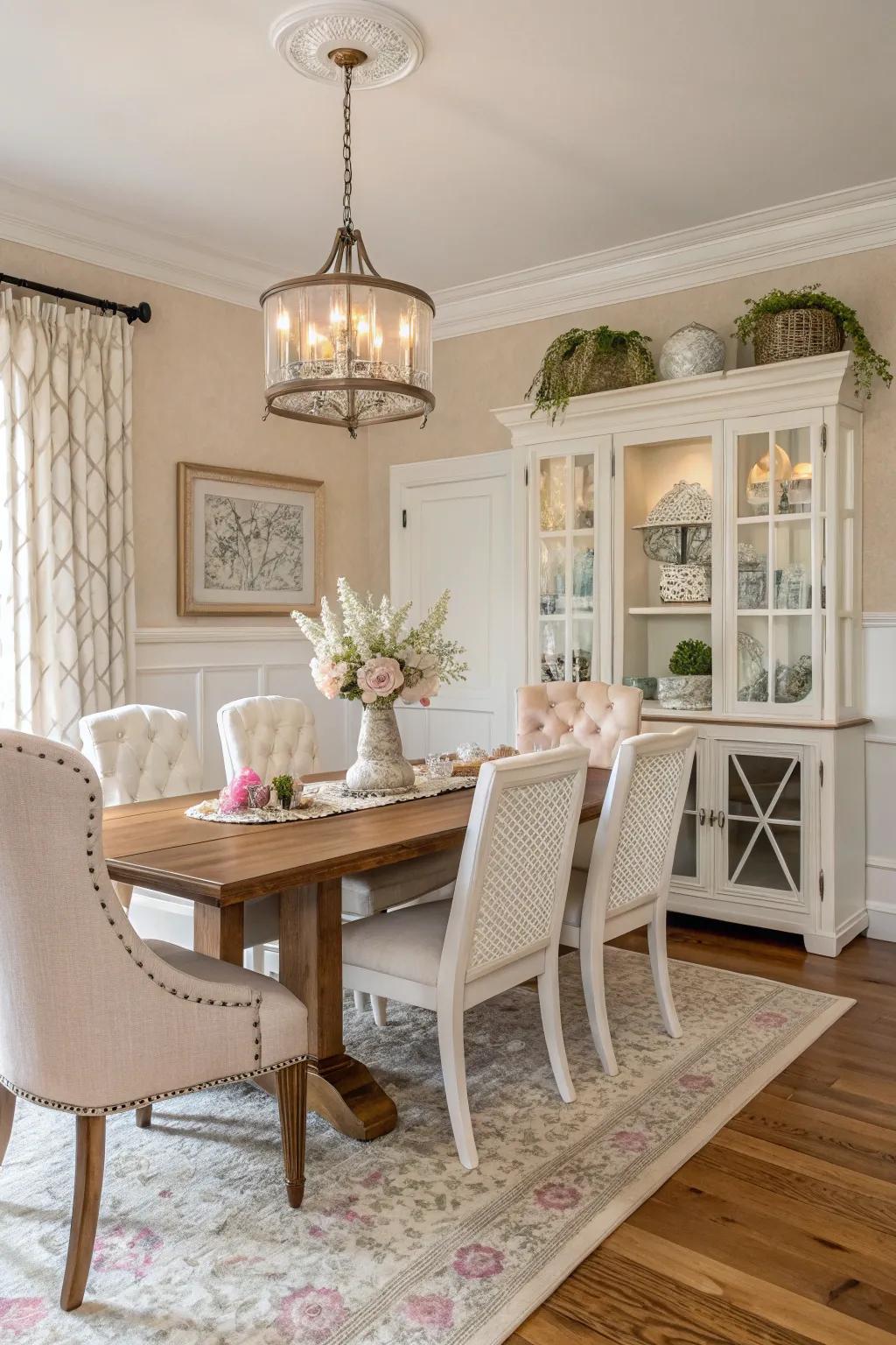 A balanced color palette establishes a soothing foundation for unforgettable romantic occasions.