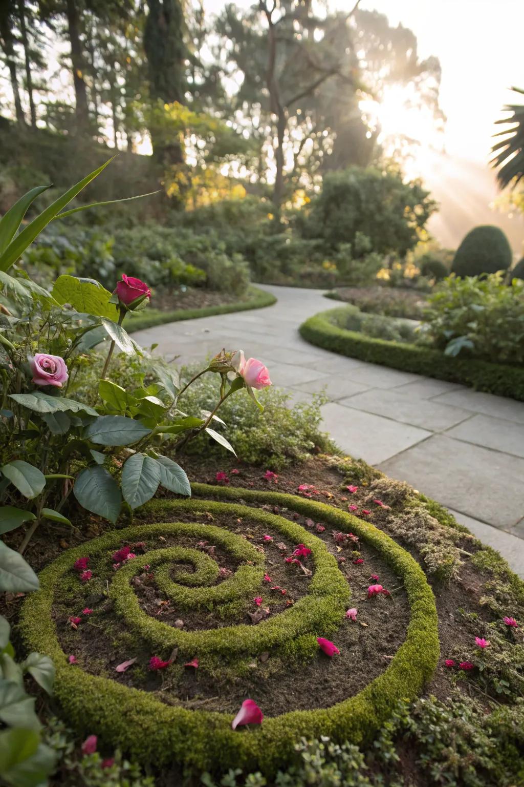 Design playful forms with sun rose to give your garden a unique twist.