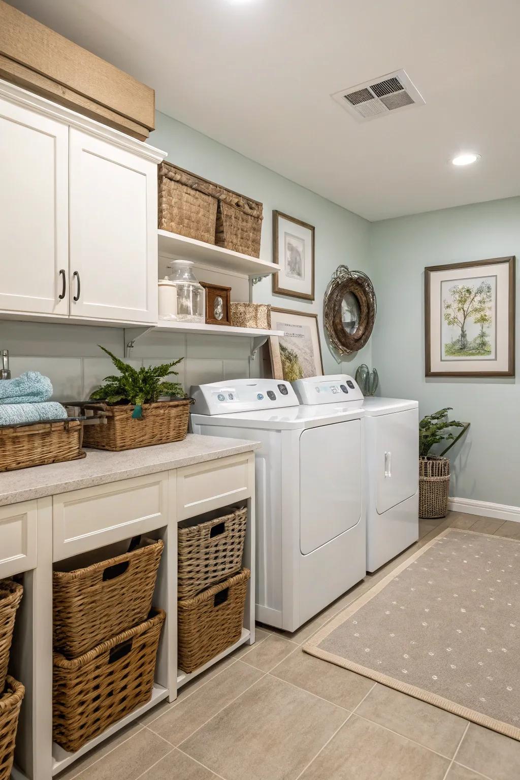 A subdued color theme presents a calm, harmonious backdrop for countryside components.