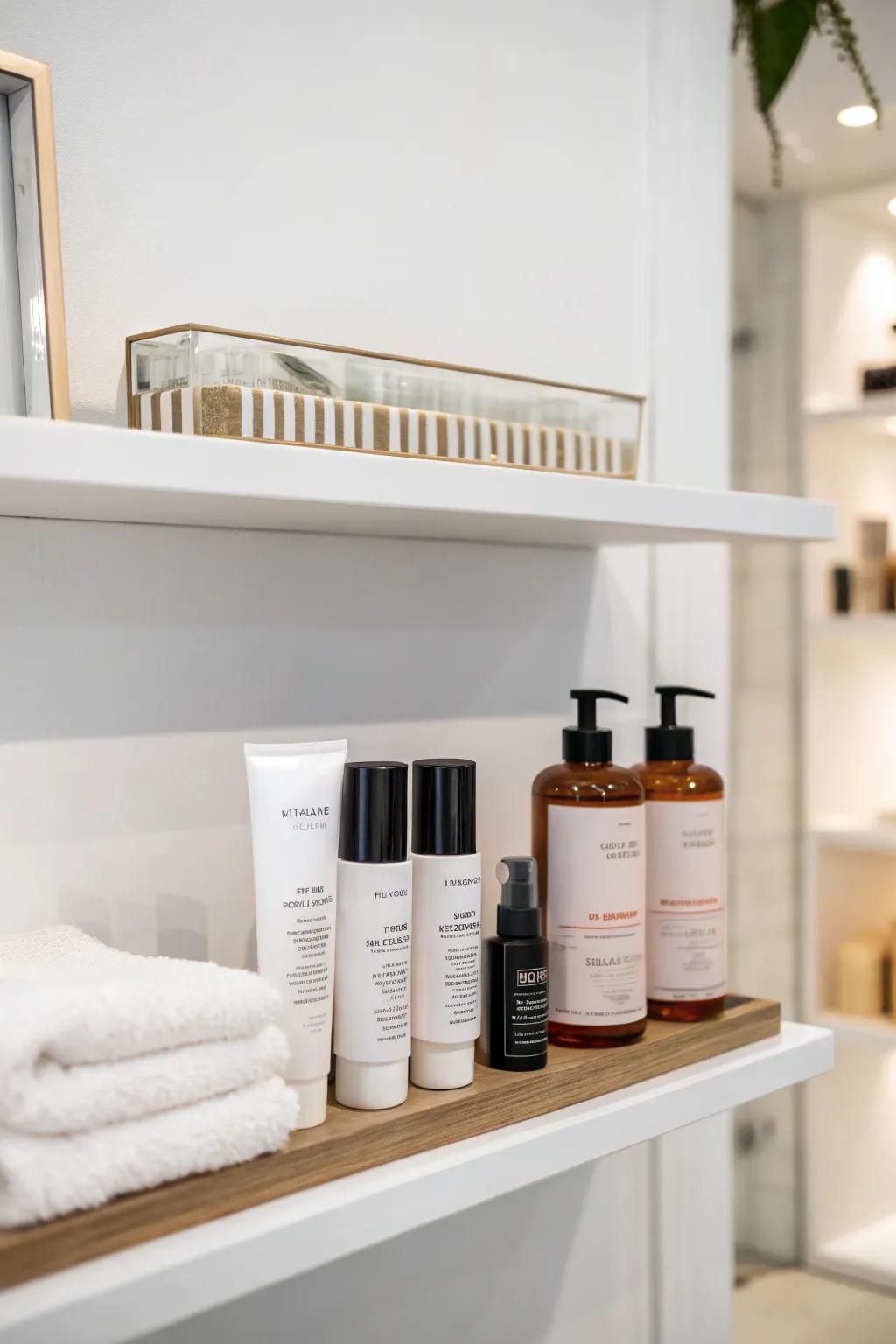 Allow your offerings to shine through minimalist design.