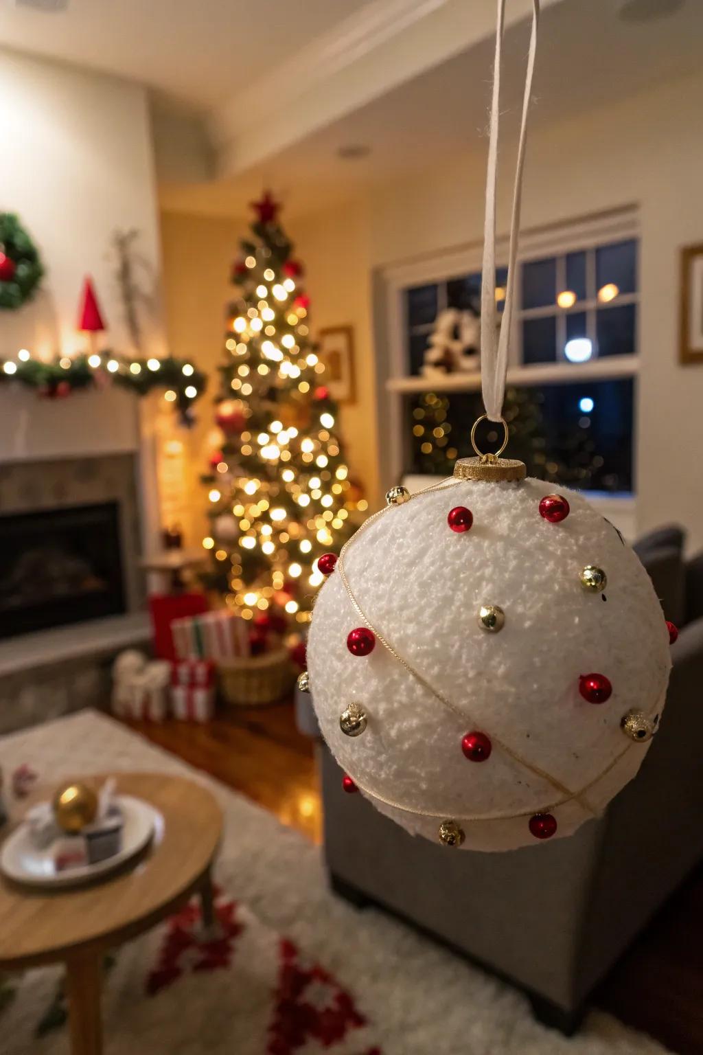 Melodious bell ornaments contribute a spirited resonance to your decor.