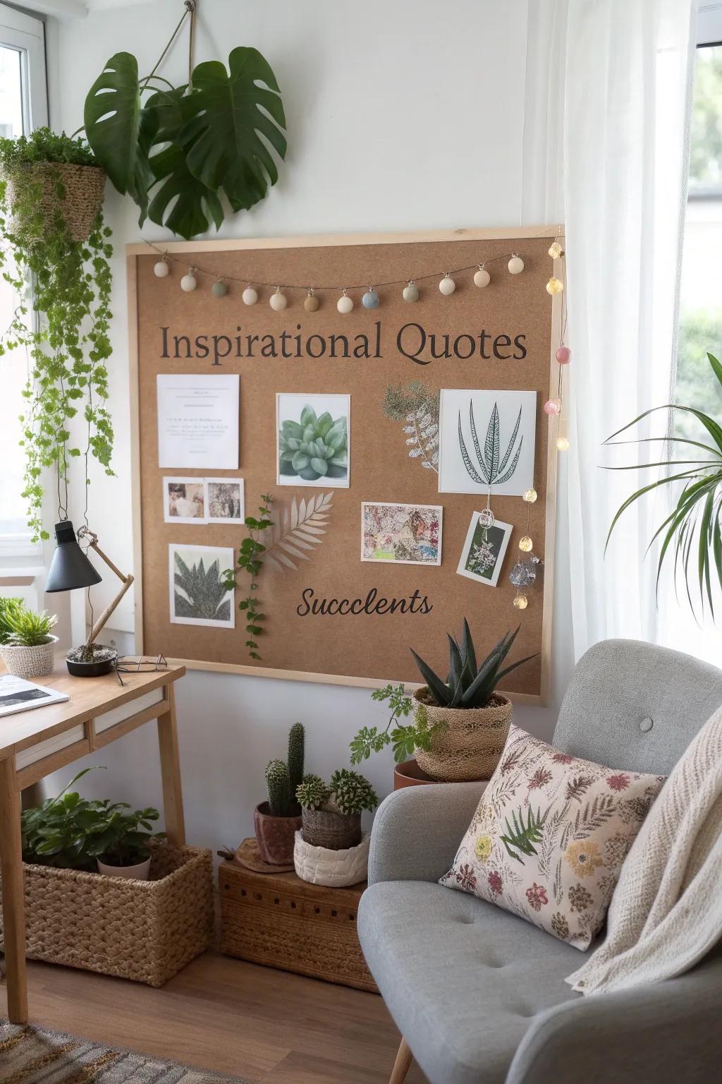 The convergence of motivation and aesthetics on this succulent display.