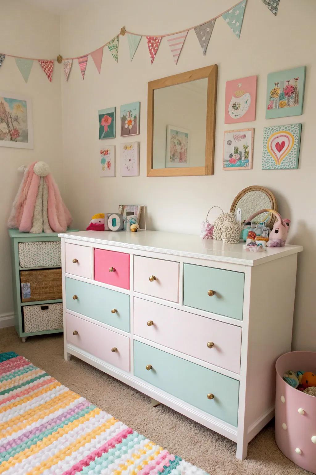 A splash of paint can breathe new life into old furniture.