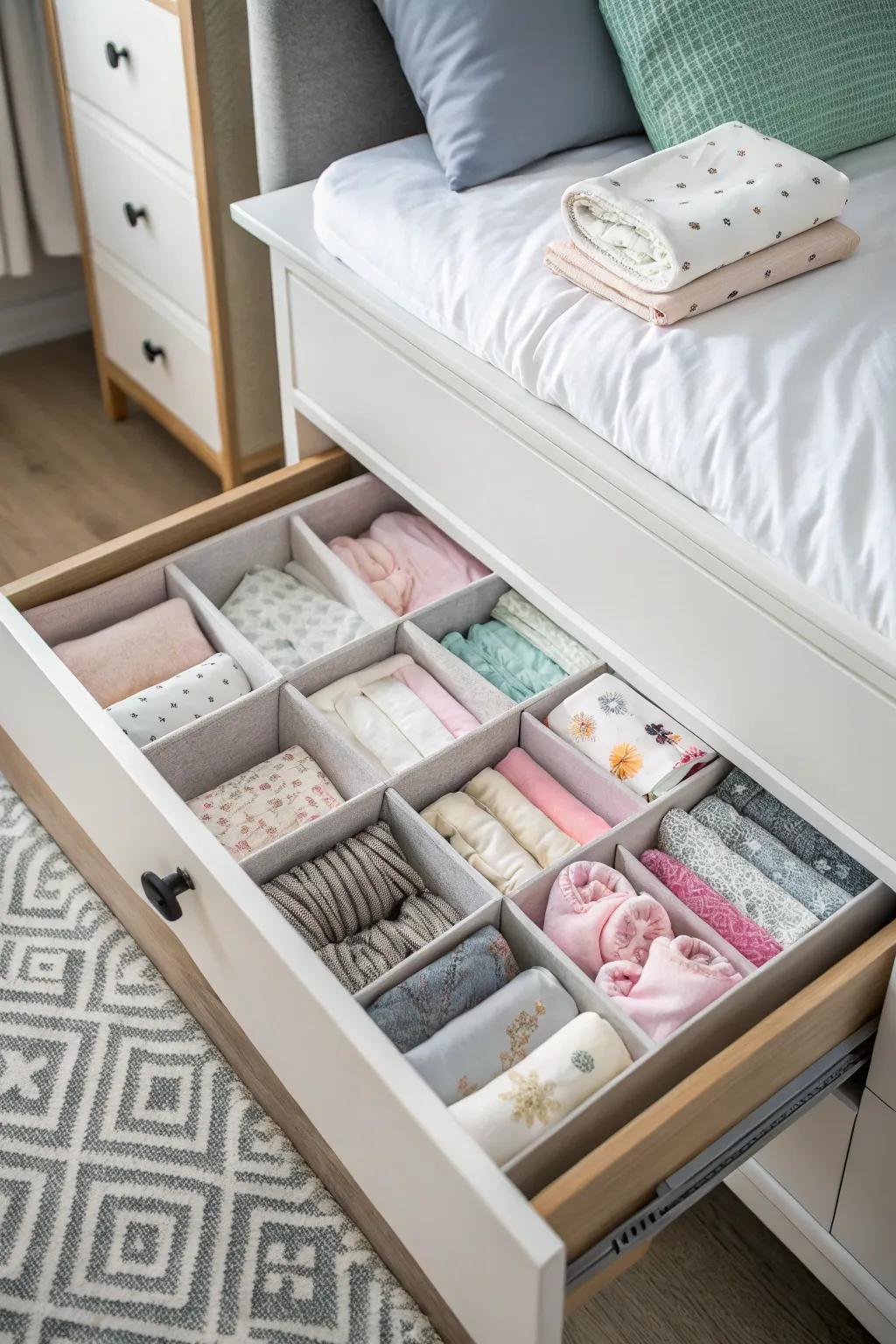 Stacking boxes that bring order to your delicates.