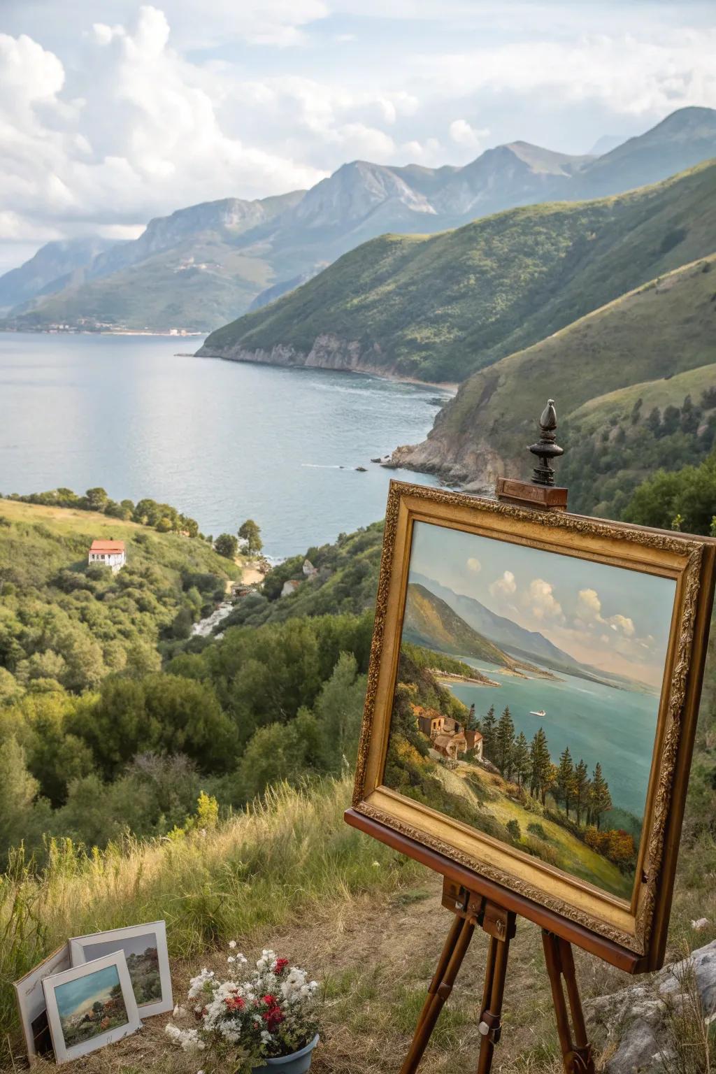 Untamed vistas furnish a breath of invigorating air indoors.