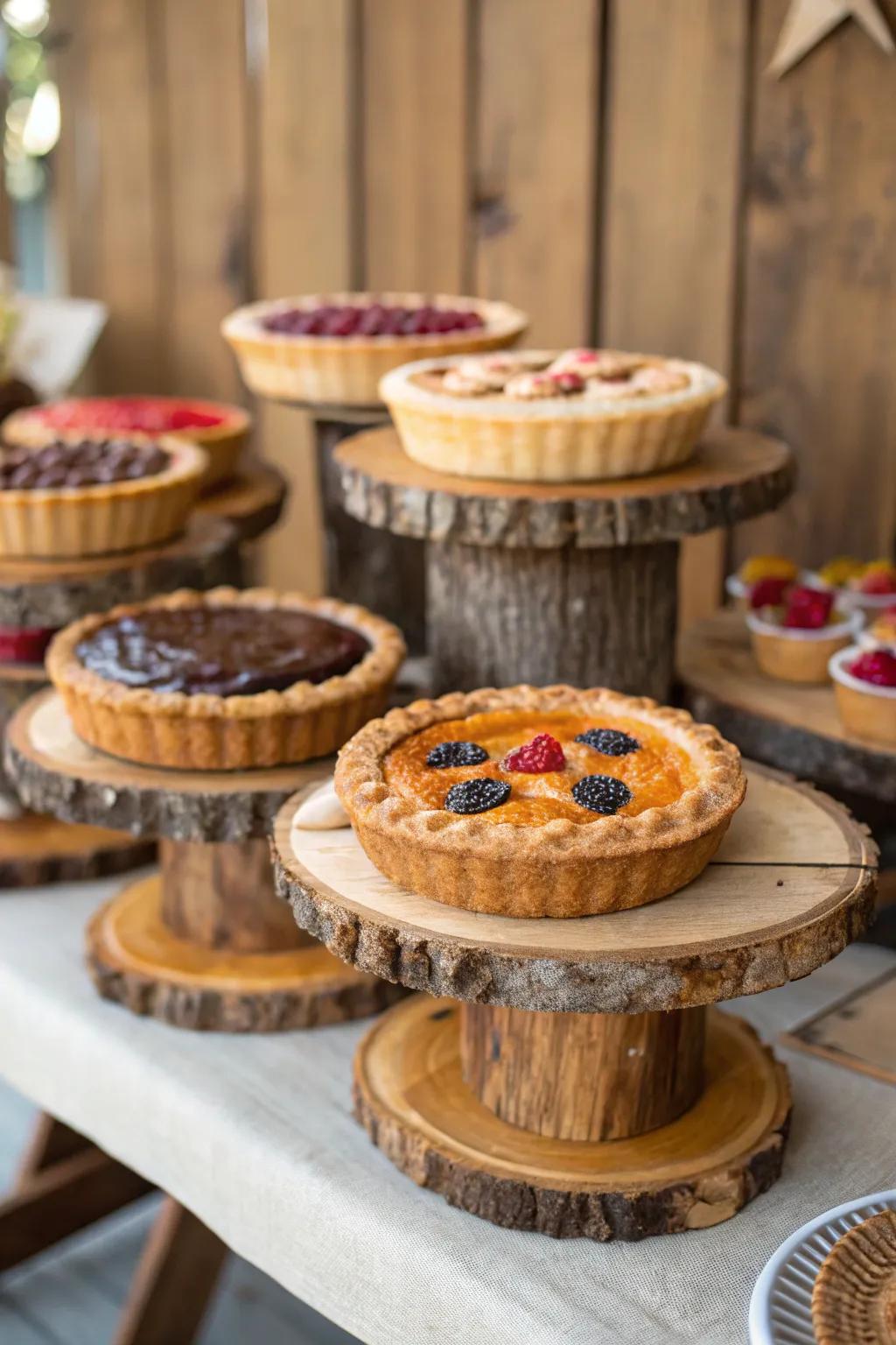 A heartfelt baked good corner that brings warmth and charm to your wedding.