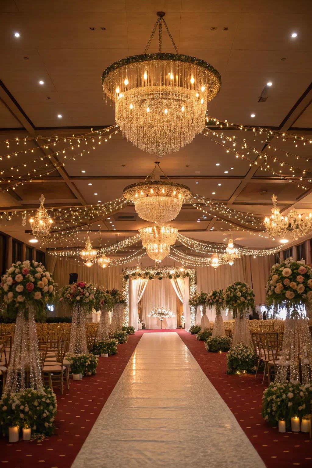 Subtle lighting establishes a welcoming and cozy atmosphere.