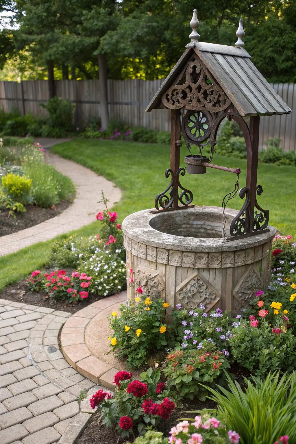 A surface feature seamlessly integrates as an inherent facet of this dynamic bloom sanctuary.