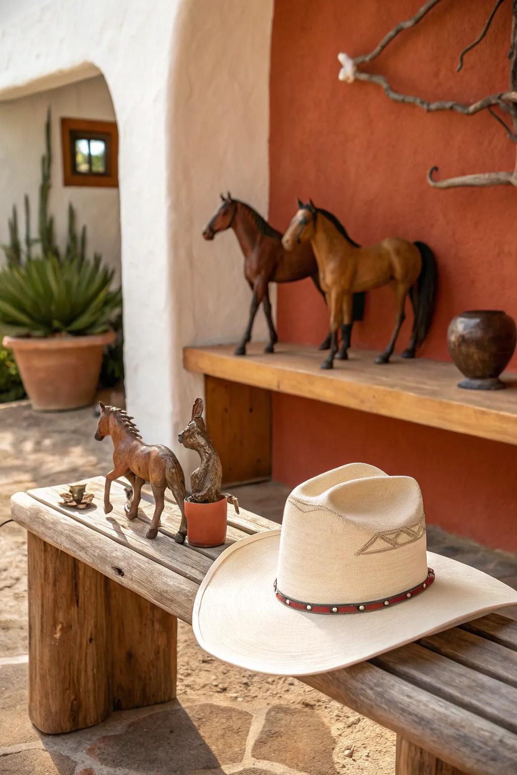 Western themes give your decor a nostalgic and enchanting feel. 🐴 #WesternCharm #HomeDecor #RusticStyle