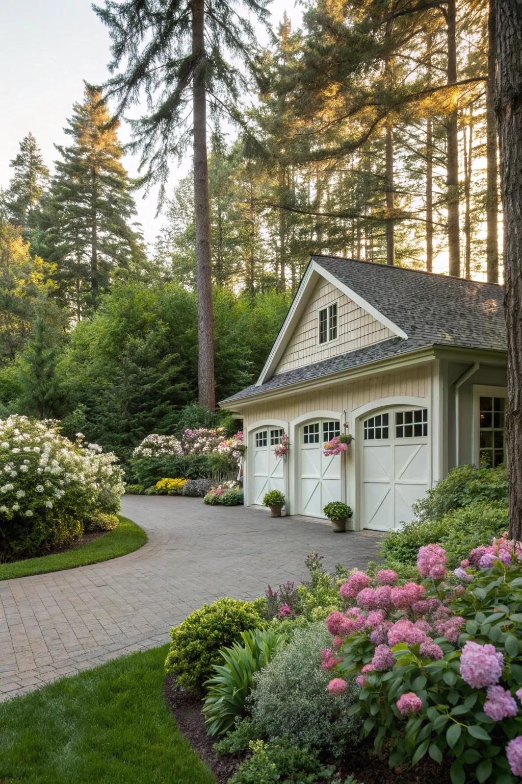 A private escape: The advantages of a separate garage.